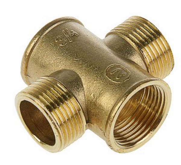 картинка 67-0-262 Крестовина латунная, внутренняя резьба, 1/2", (шт.)																																		 от базы строительно-отделочных материалов